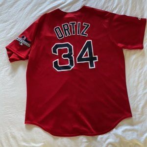 Red Sox David Ortiz 2013 Champ Jersey Size XL